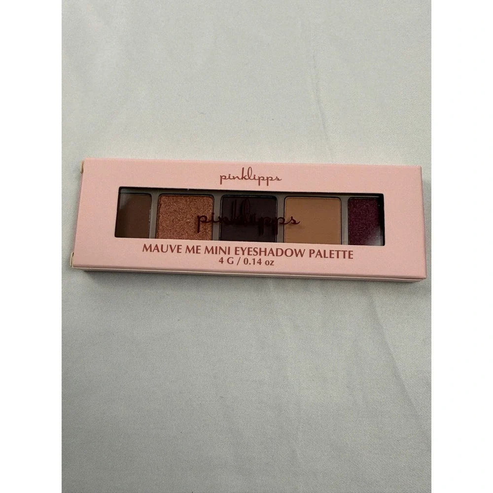 Pink Lipps Mauve‎ Me Mini Eyeshadow Palette 5 Pan Shimmer Matte 4g 0.14oz 4C02